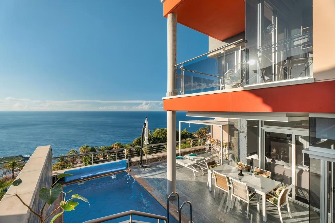 Villa Golden Horizon Con Piscina Privada Climatizada Santa Ursula  Luaran gambar