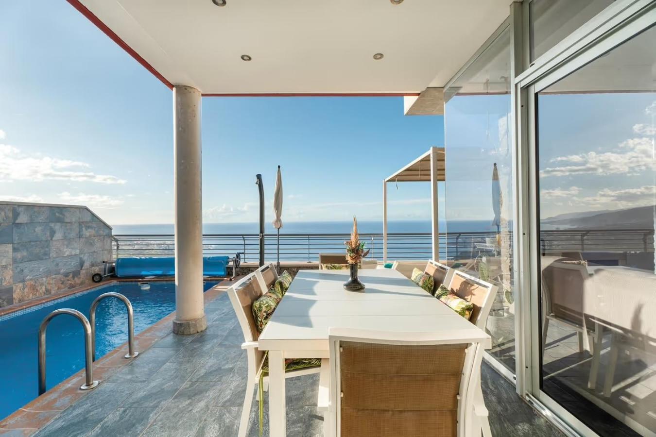 Villa Golden Horizon Con Piscina Privada Climatizada Santa Ursula  Luaran gambar
