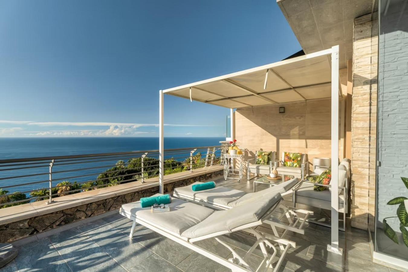 Villa Golden Horizon Con Piscina Privada Climatizada Santa Ursula  Luaran gambar