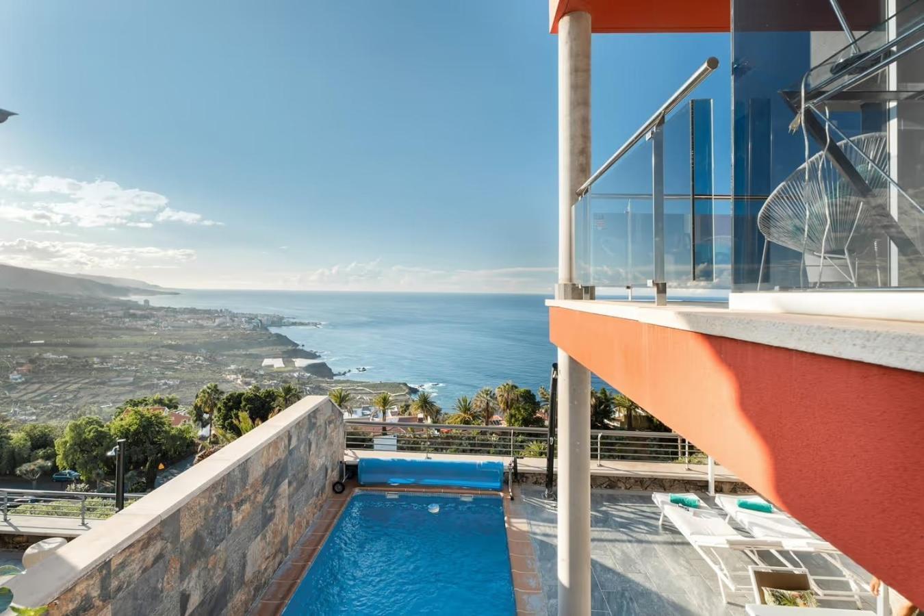 Villa Golden Horizon Con Piscina Privada Climatizada Santa Ursula  Luaran gambar